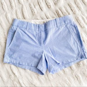 NWT J. Crew City Fit Light Blue Shorts